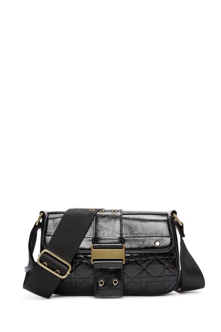 کیف زنانه مشکی بلند بنددار دری مد