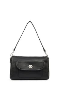 کیف زنانه مشکی بلند دری مد