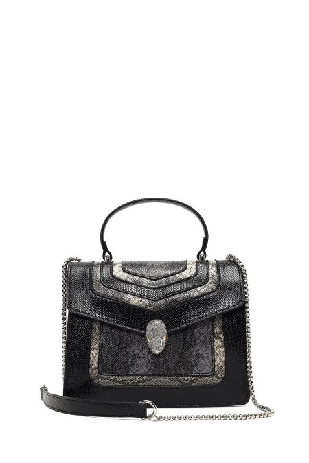 کیف زنانه مشکی بلند دری مد