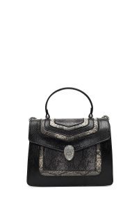 کیف زنانه مشکی بلند دری مد