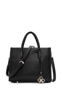 کیف زنانه مشکی بلند دری مد