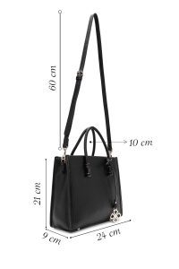 کیف زنانه مشکی بلند دری مد