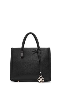 کیف زنانه مشکی بلند دری مد