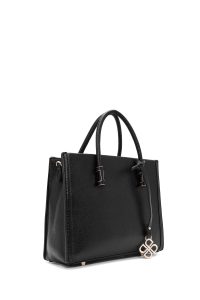 کیف زنانه مشکی بلند دری مد