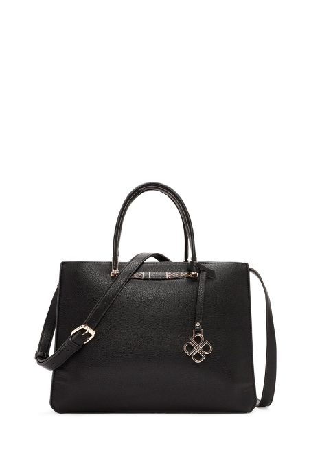 کیف زنانه مشکی بلند دری مد