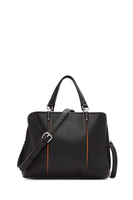 کیف زنانه مشکی بلند دری مد