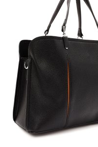 کیف زنانه مشکی بلند دری مد