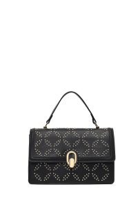 کیف زنانه مشکی بلند سنگی دری مد