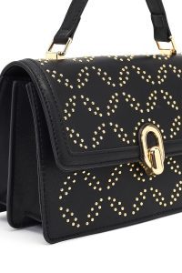 کیف زنانه مشکی بلند سنگی دری مد