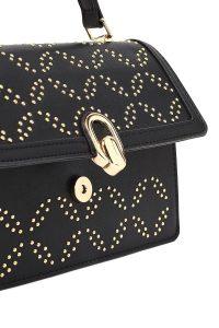 کیف زنانه مشکی بلند سنگی دری مد