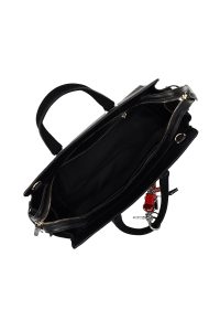 کیف زنانه مشکی بلند سوئیت با اکسسوری دری مد