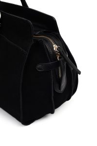 کیف زنانه مشکی بلند سوئیت با اکسسوری دری مد