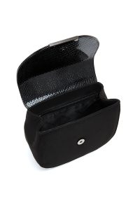 کیف زنانه مشکی بلند طرح‌دار بند زنجیری دری مد