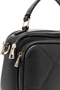 کیف زنانه مشکی بلند طرح‌دار دری مد