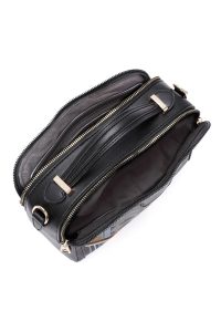 کیف زنانه مشکی بلند طرح‌دار دری مد