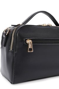 کیف زنانه مشکی بلند طرح‌دار دری مد