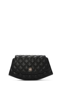 کیف زنانه مشکی بلند لحافی بند زنجیری مینی دری مد