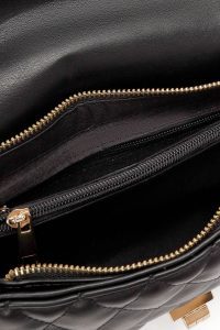 کیف زنانه مشکی بلند لحافی دری مد