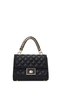 کیف زنانه مشکی بلند لحافی دری مد