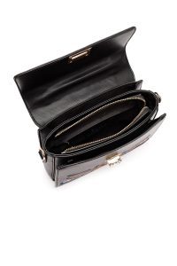 کیف زنانه مشکی بلند چاپی دری مد