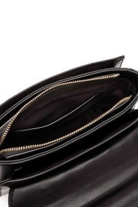 کیف زنانه مشکی بلند چاپی دری مد