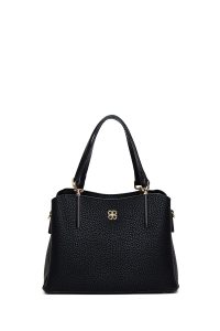 کیف زنانه مشکی بلند چاپی مینی دری مد