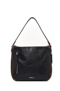 کیف زنانه مشکی بلند چرمی دری مد