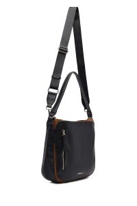 کیف زنانه مشکی بلند چرمی دری مد