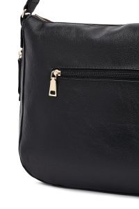 کیف زنانه مشکی بلند چرمی دری مد