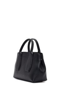 کیف زنانه مشکی بلند چرمی دری مد