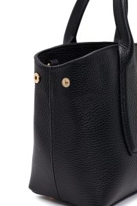 کیف زنانه مشکی بلند چرمی دری مد