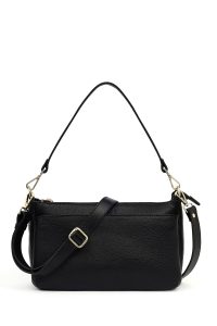 کیف زنانه مشکی بلند چرمی دری مد