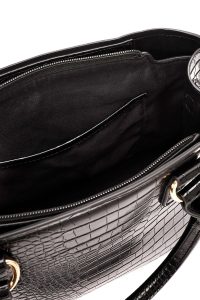 کیف زنانه مشکی بلند کروکو دری مد