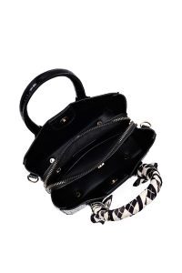 کیف زنانه مشکی بلند کروکو مینی دری مد