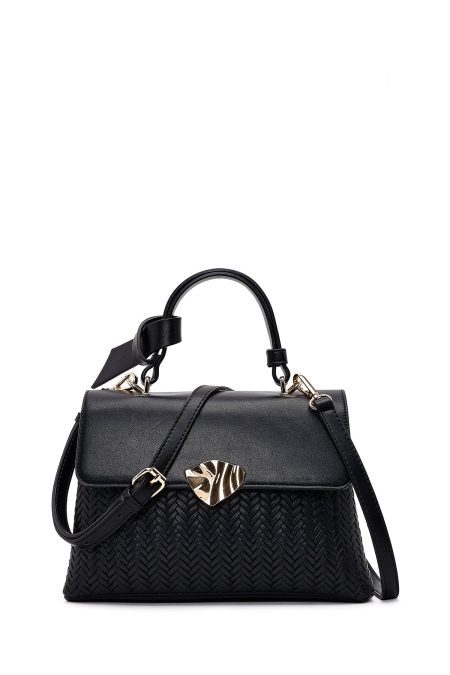 کیف زنانه مشکی بلند کلاسیک دری مد