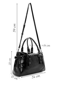 کیف زنانه مشکی بلند کژوال دری مد