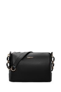 کیف زنانه مشکی بند زنجیری دری مد