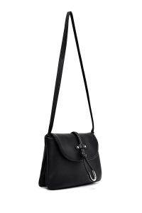 کیف زنانه مشکی بنددار دری مد