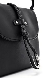 کیف زنانه مشکی بنددار دری مد