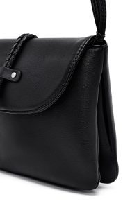 کیف زنانه مشکی بنددار دری مد