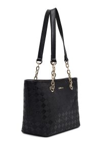 کیف زنانه مشکی طرح‌دار دری مد