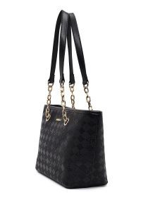 کیف زنانه مشکی طرح‌دار دری مد