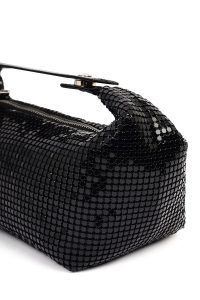 کیف زنانه مشکی مینی پولک‌دار دری مد