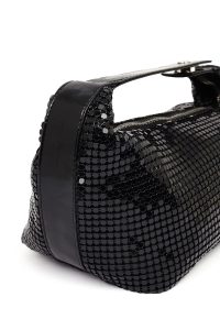 کیف زنانه مشکی مینی پولک‌دار دری مد