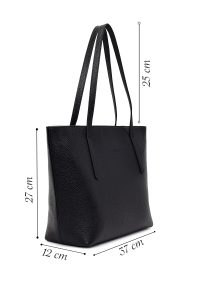 کیف زنانه مشکی چرمی دری مد