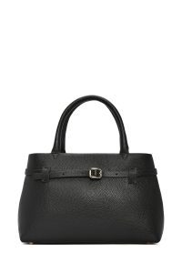 کیف زنانه مشکی چرمی کلاسیک دری مد