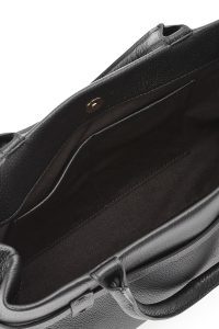 کیف زنانه مشکی چرمی کلاسیک دری مد