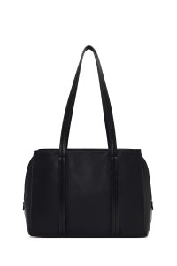 کیف زنانه مشکی کلاسیک با اکسسوری دری مد