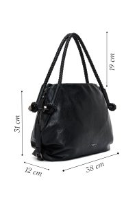 کیف زنانه مشکی کژوال دری مد