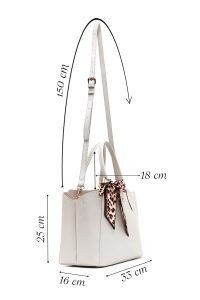 کیف زنانه ویژن بلند با جزئیات اکسسوری دری مد